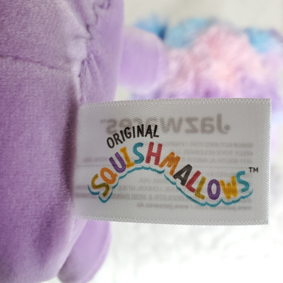 Eden Squishmallow 8 Inch 5 Inch Clip Purple Bigfoot Valentines Day Collectible - Picture 4 of 7